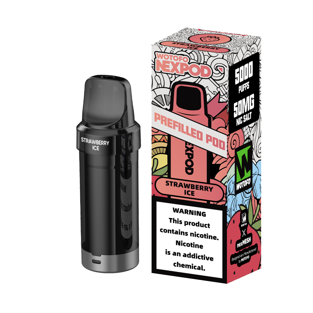 NEXPOD REPLACEMENT POD - STRAWBERRY ICE NEXPODS NEXPOD REPLACEMENT POD - STRAWBERRY ICE NEXPODS